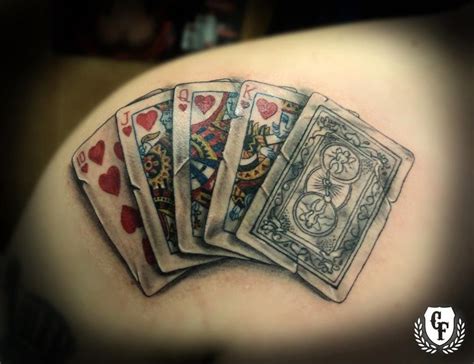 poker themed tattoos